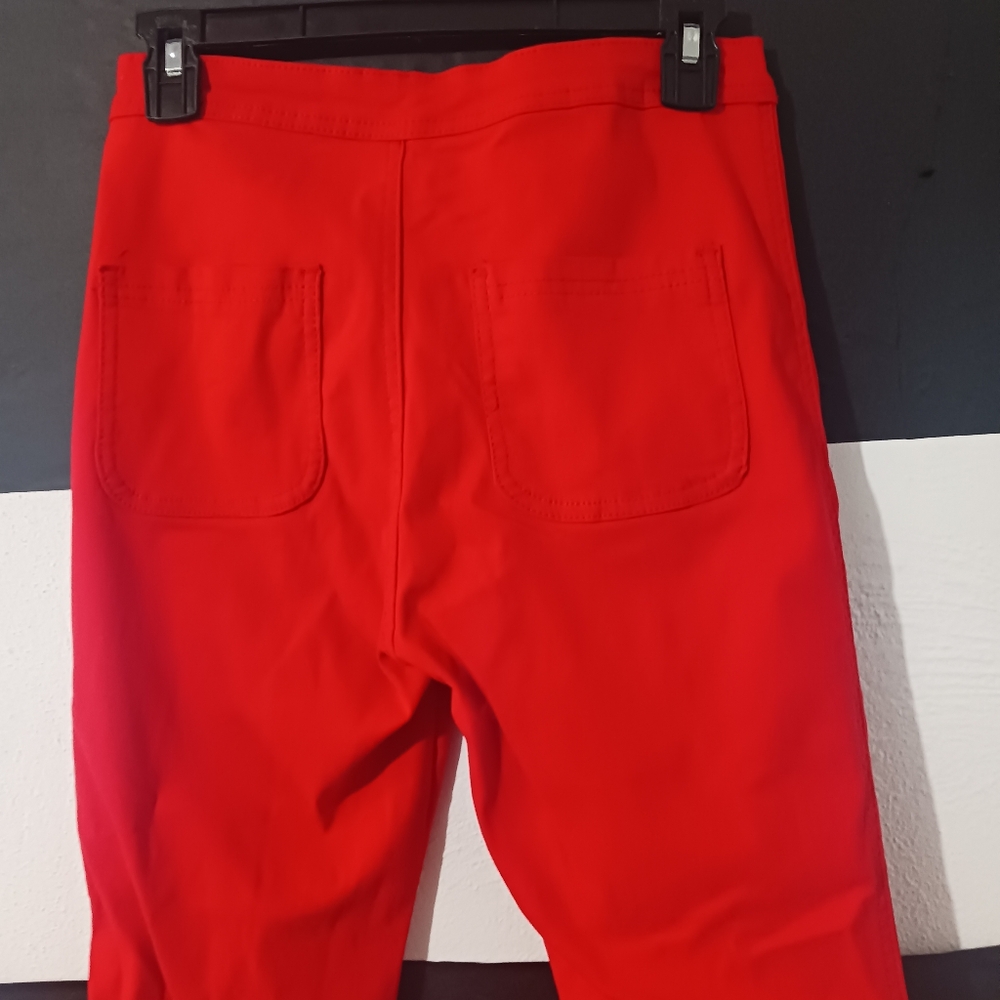 Women red skinny jegging pant - Picture 7 of 9